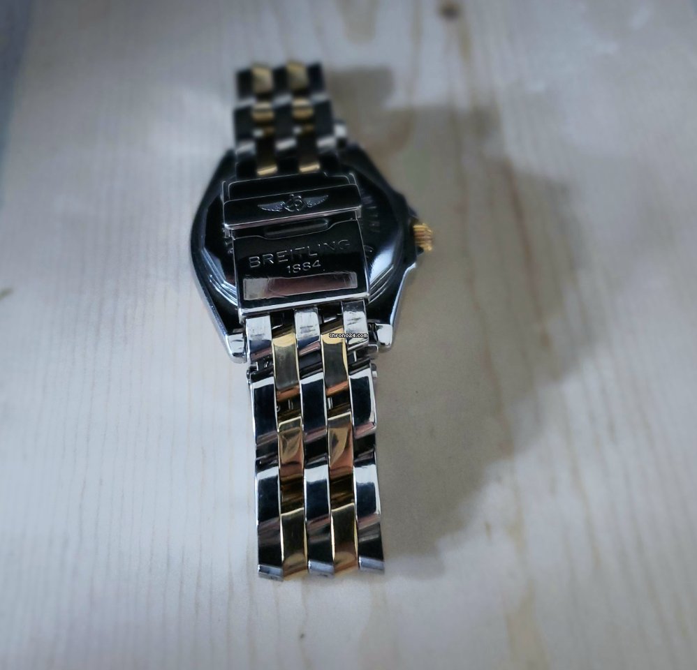 Breitling Wings Lady Womens watch Quartz Gold Steel D67350 Replica 8