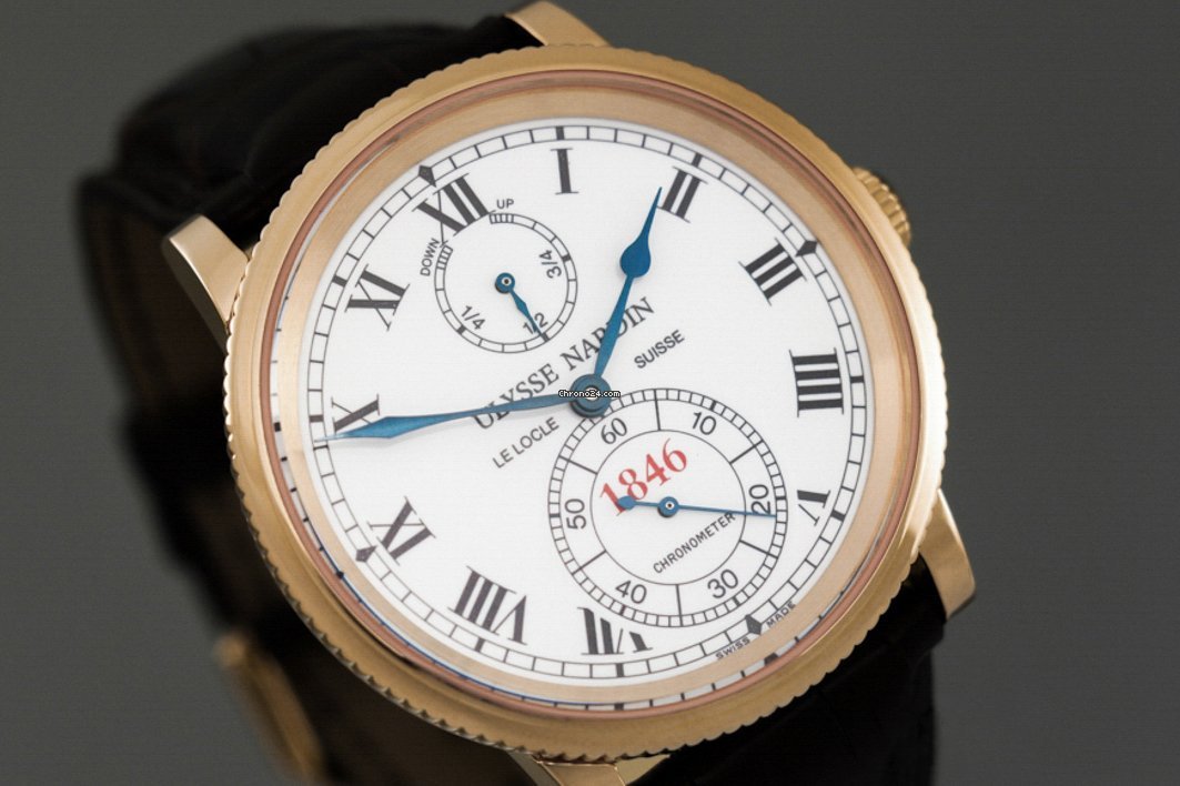 IMG_9081 Ulysse Nardin Mens watch Unisex Automatic Rose gold 266-22 Replica 8