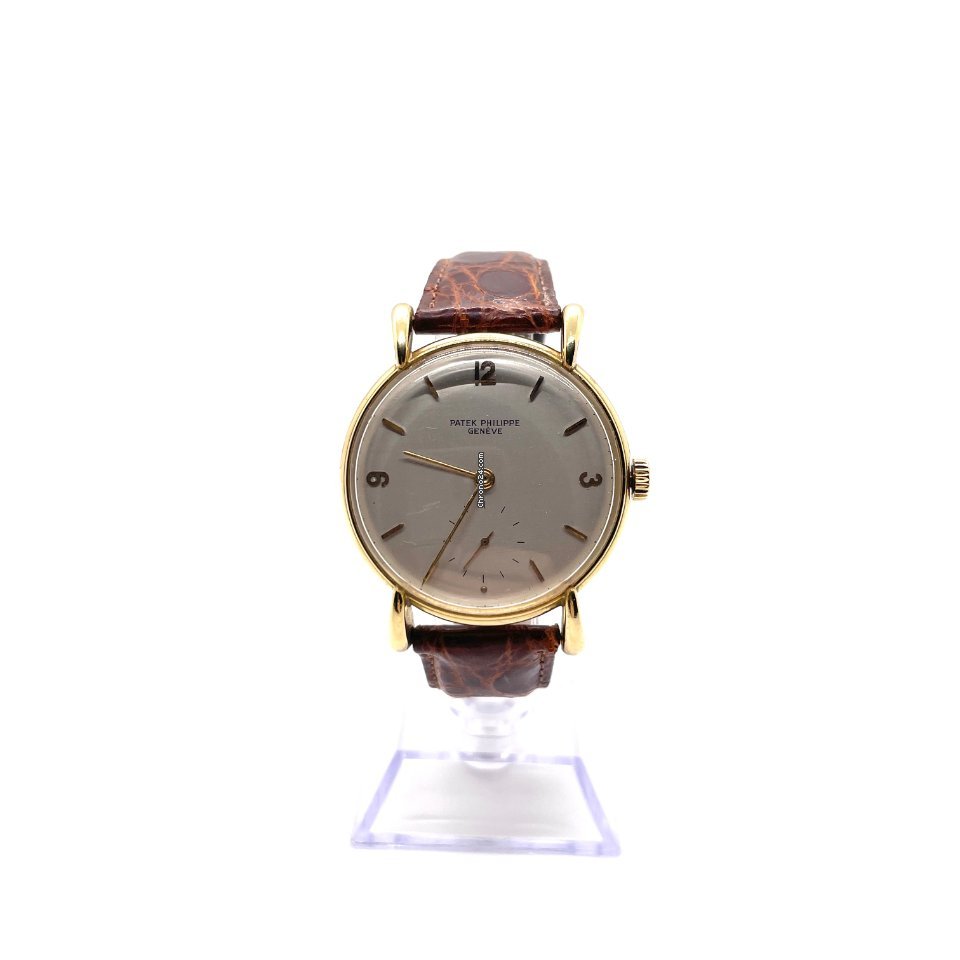 IMG_9081 Patek Philippe Calatrava Mens watch Unisex Manual winding Yellow gold 1543 Replica 8