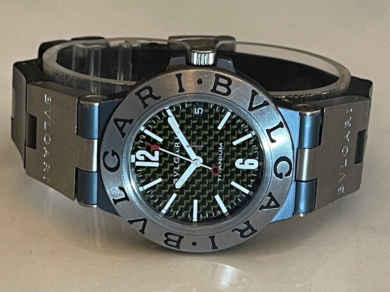 Bulgari Diagono Mens watch Unisex Automatic Titanium TI 38 TA Replica 8