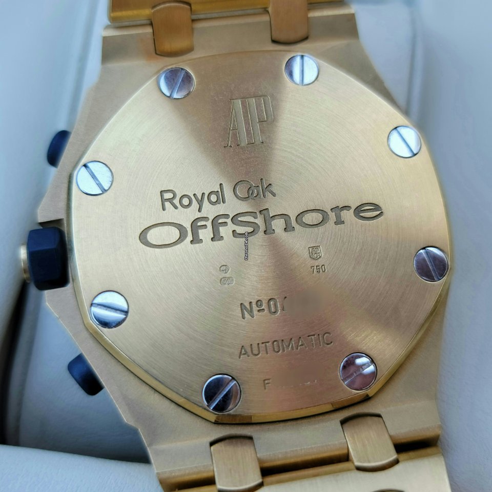 Audemars Piguet Royal Oak Offshore Chronograph Mens watch Unisex Automatic Yellow gold 25721BA.OO.1000BA.03 Replica 8