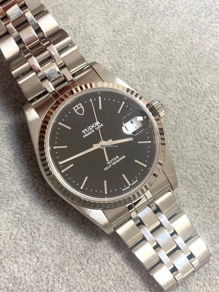IMG_9081 Tudor Prince Date Mens watch Unisex Automatic Steel 74034 Replica 8