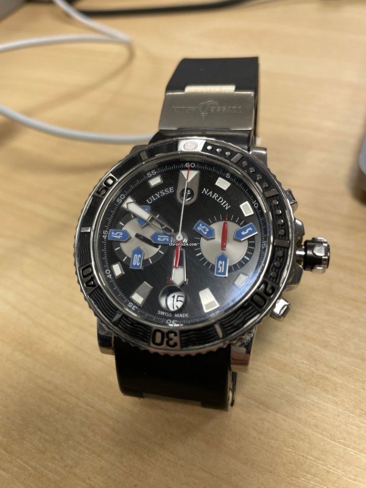 Ulysse Nardin Maxi Marine Diver Mens watch Unisex Automatic Steel 8003-102 Replica 8