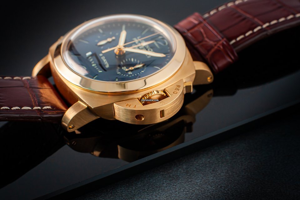 IMG_9081 Panerai Special Editions Mens watch Unisex Manual winding Rose gold PAM00277 Replica 8