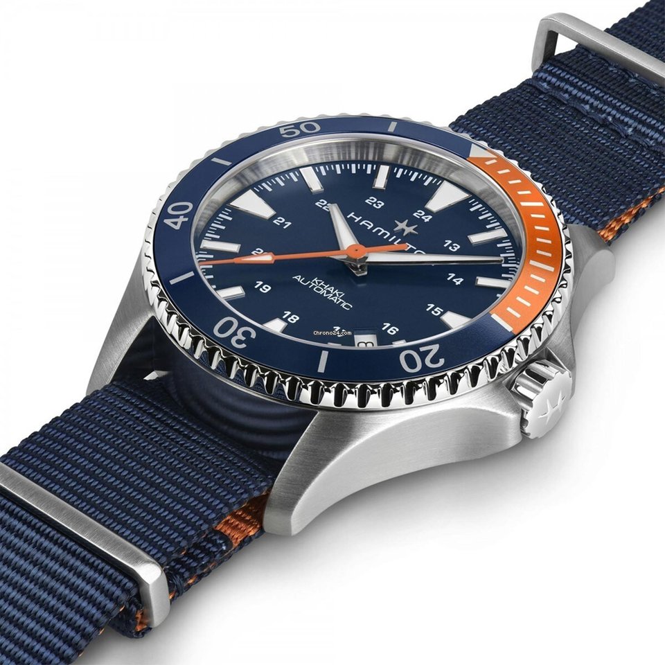 IMG_9081 Hamilton Khaki Navy Scuba Mens watch Unisex Automatic Steel H82365941 Replica 8