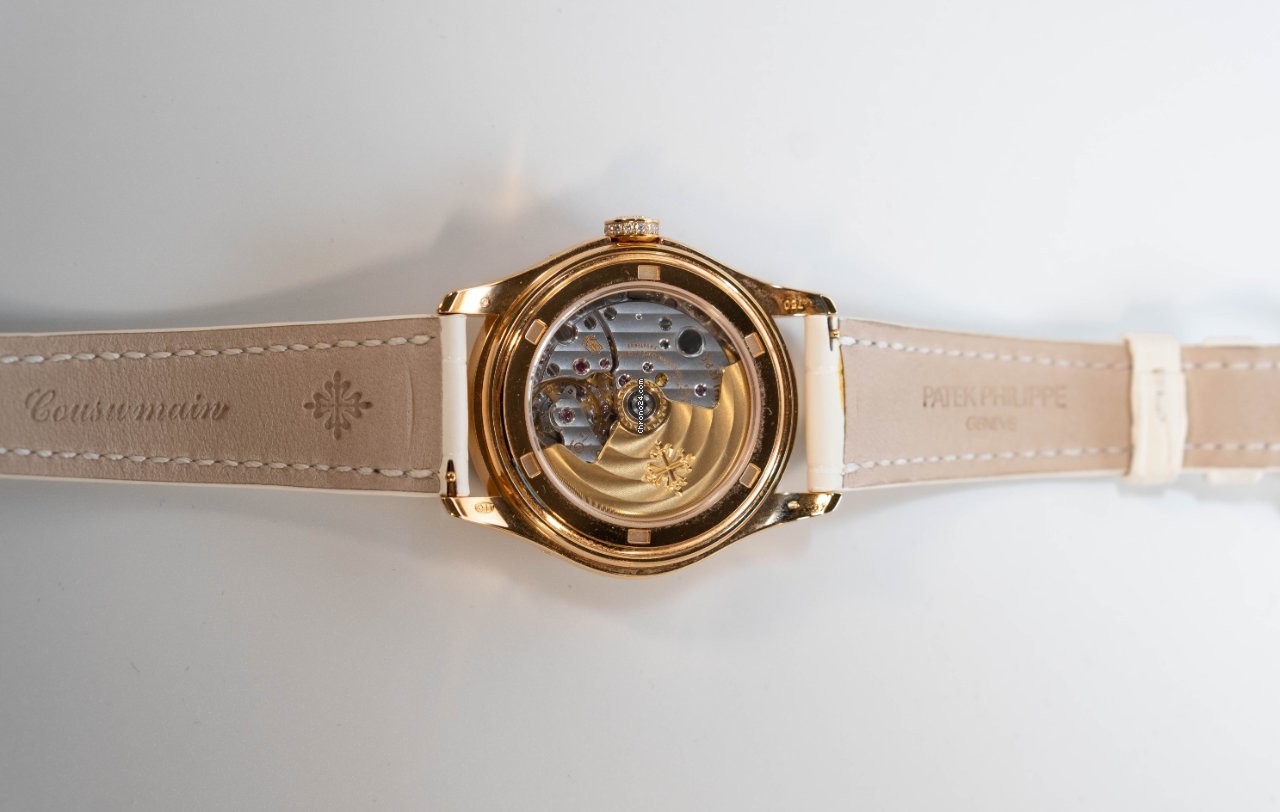 IMG_9081 Patek Philippe Annual Calendar Womens watch Automatic Rose gold 4936R Replica 8