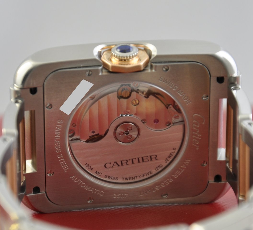 IMG_9081 Cartier Tank Anglaise Mens watch Unisex Automatic Gold Steel w5310006 Replica 8