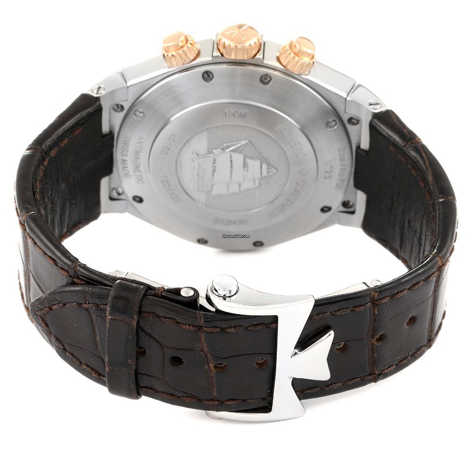 IMG_9081 Vacheron Constantin Overseas Chronograph Mens watch Unisex Automatic Steel 49150 Replica 8