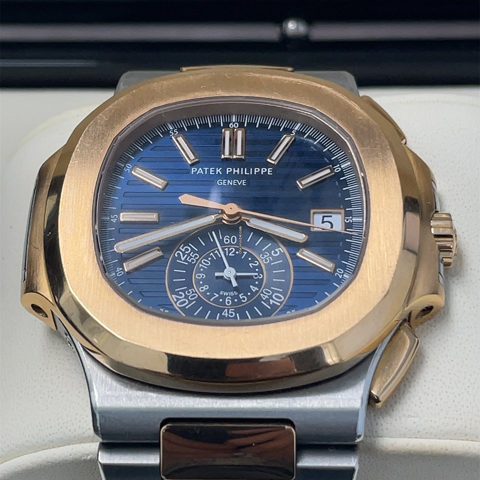 IMG_9081 Patek Philippe Nautilus Mens watch Unisex Automatic Gold Steel 5980 1AR-001 Replica 8