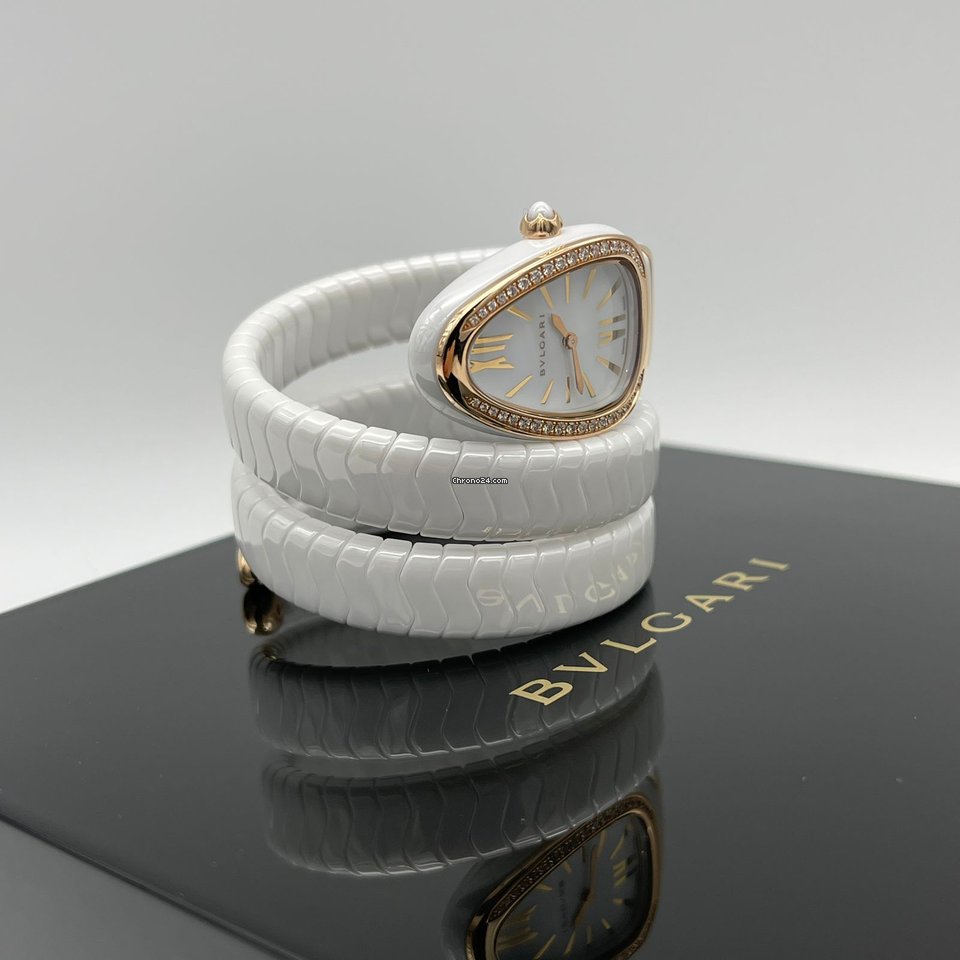 IMG_9081 Bulgari Serpenti Womens watch Quartz Ceramic 102886 Replica 8