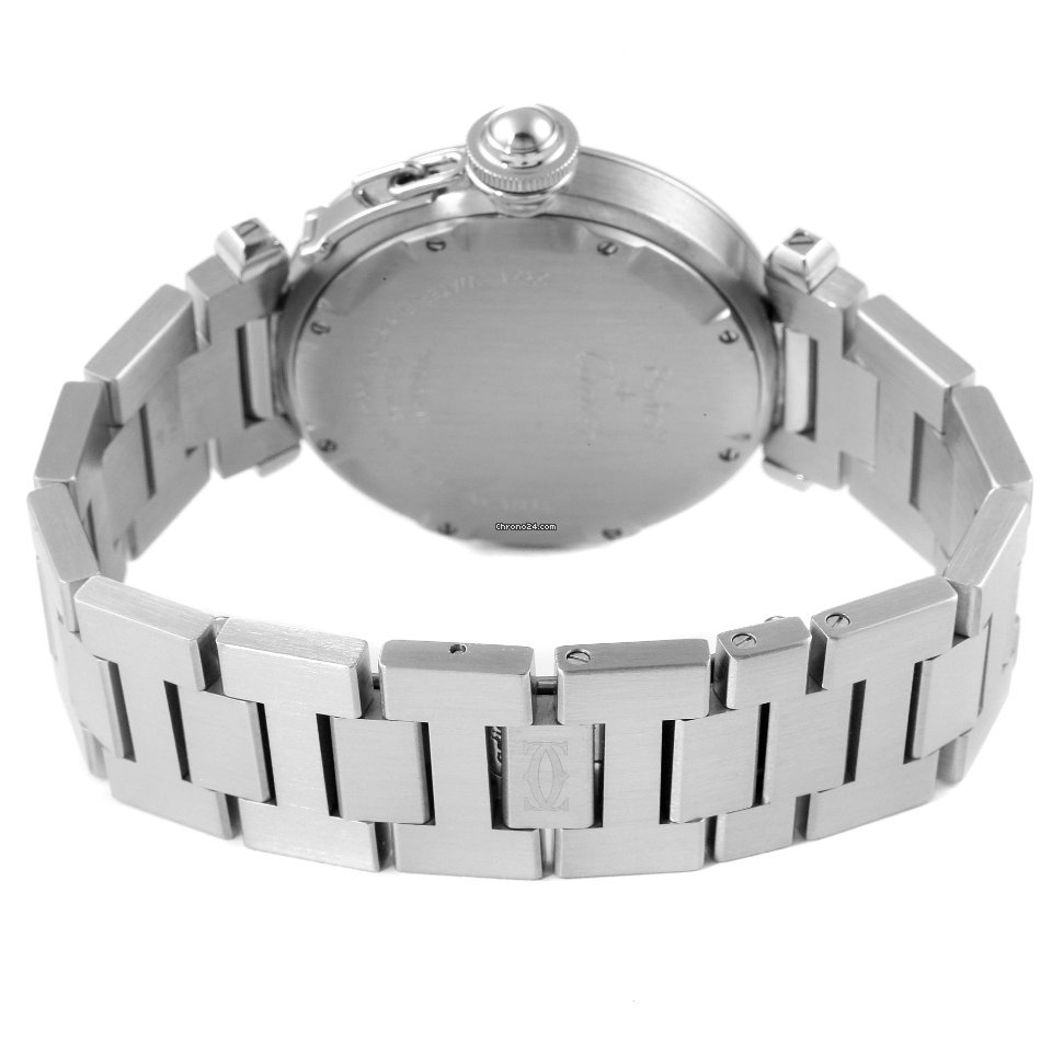 IMG_9081 Cartier Pasha C Womens watch Automatic Steel W31075M7 Replica 8