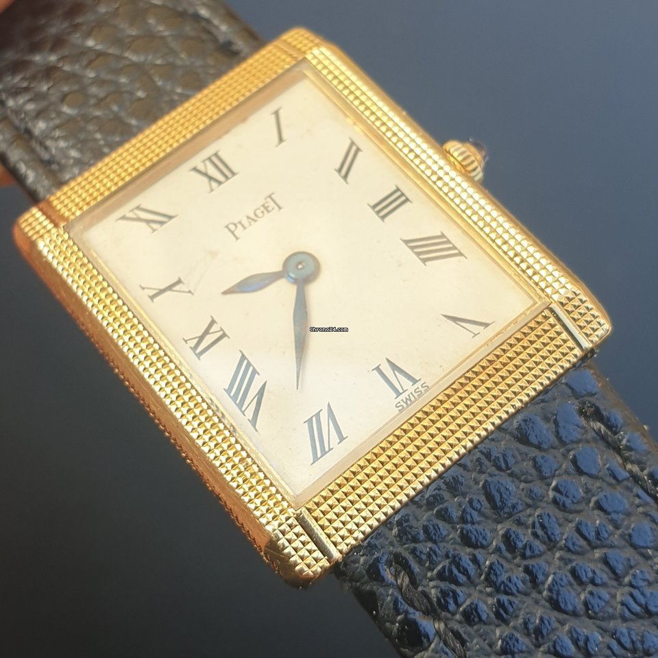 IMG_9081 Piaget Mens watch Unisex Manual winding Yellow gold 9151 Replica 8