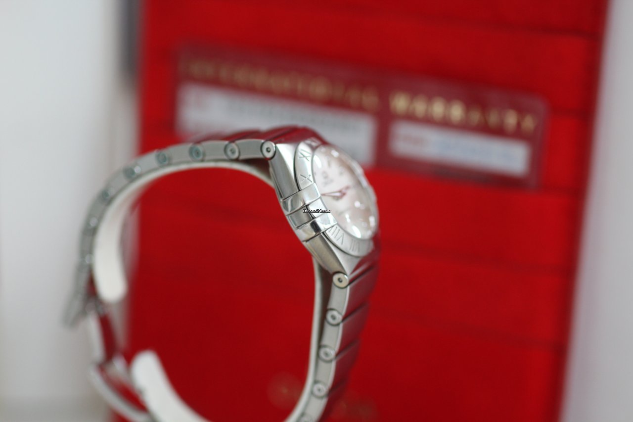 IMG_9081 Omega Constellation Quartz Womens watch Quartz Steel 123.10.24.60.02.001 Replica 8