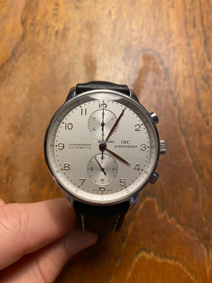 IMG_9081 IWC Portuguese Chronograph Mens watch Unisex Automatic Steel IW2735099 Replica 8