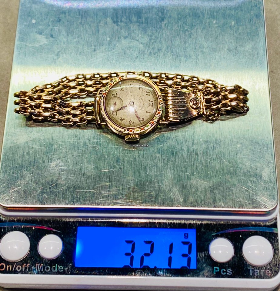IMG_9081 Movado Womens watch Manual winding Yellow gold Movado Chronom??tre Replica 8