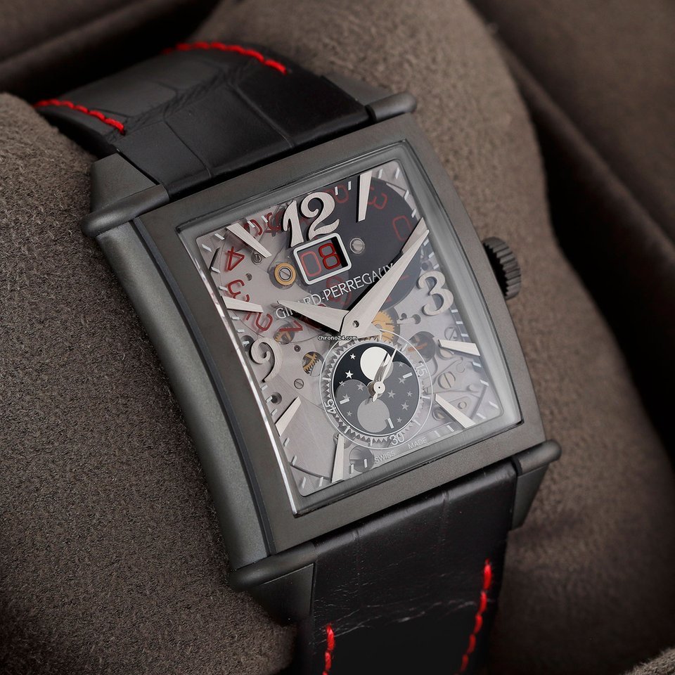 IMG_9081 Girard Perregaux Vintage 1945 Mens watch Unisex Automatic Titanium 25882-21-223-bf6a Replica 8