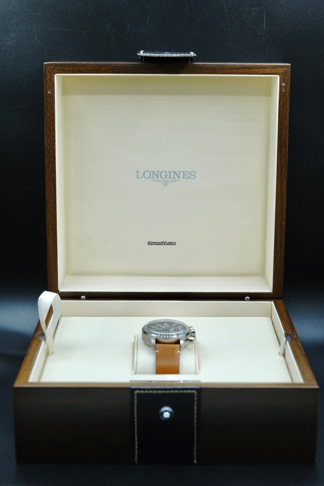 IMG_9081 Longines Avigation Mens watch Unisex Automatic Titanium L2.816.19.32 Replica 8