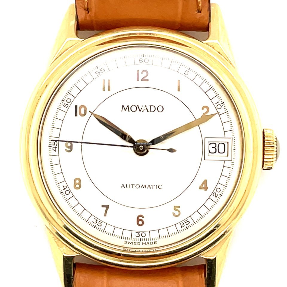 Movado 1881 Automatic Mens watch Unisex Automatic Yellow gold Movado 40.A9.880 Replica 8