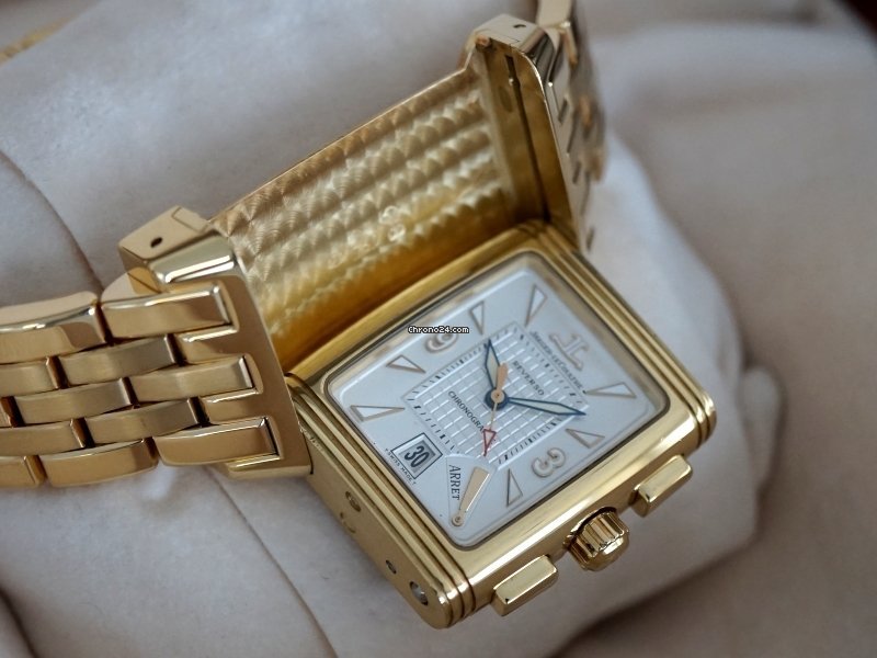 Jaeger-LeCoultre Reverso Mens watch Unisex Yellow gold 295.1.59 Replica 8