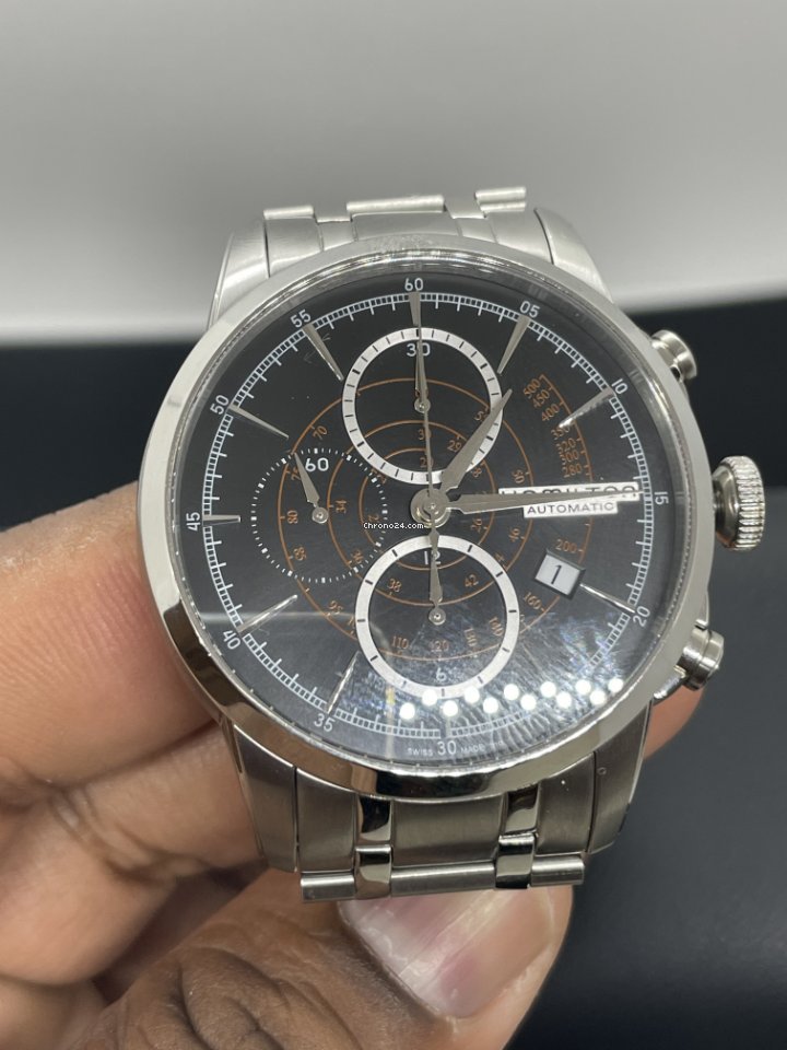Hamilton Railroad Mens watch Unisex Automatic Steel H40656131 Replica 8