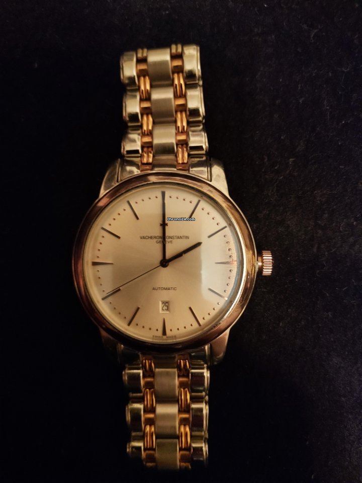 IMG_9081 Vacheron Constantin Patrimony Mens watch Unisex Automatic Yellow gold 85180 000J-9231 Replica 8