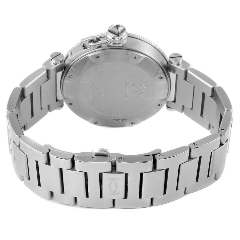 IMG_9081 Cartier Pasha Seatimer Mens watch Unisex Automatic Steel W31077M7 Replica 8