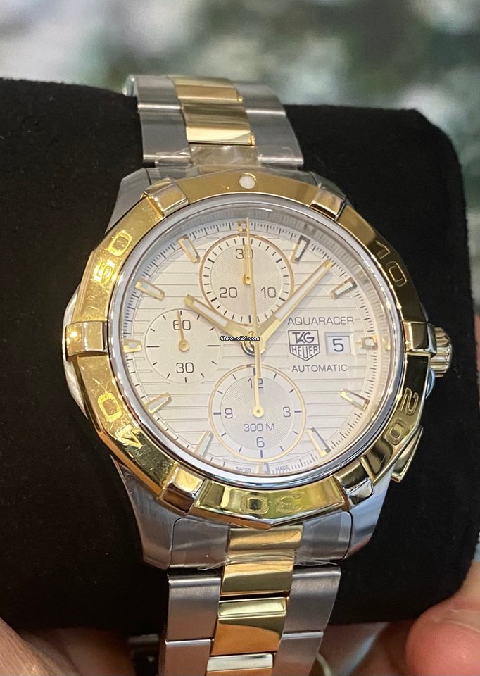 TAG Heuer Aquaracer Mens watch Unisex Automatic Gold Steel CAP2120.BB0834 Replica 8