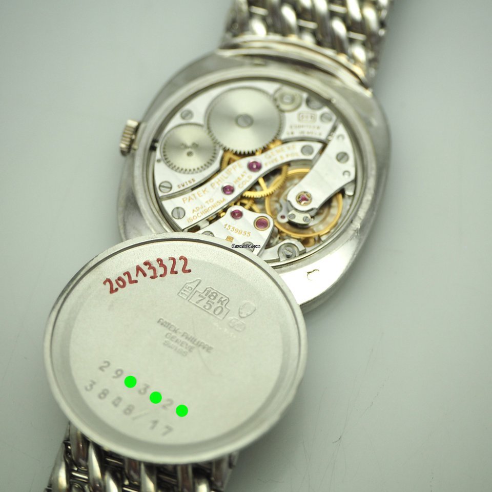 IMG_9081 Patek Philippe Golden Ellipse Manual winding White gold 3848 17 Replica 8