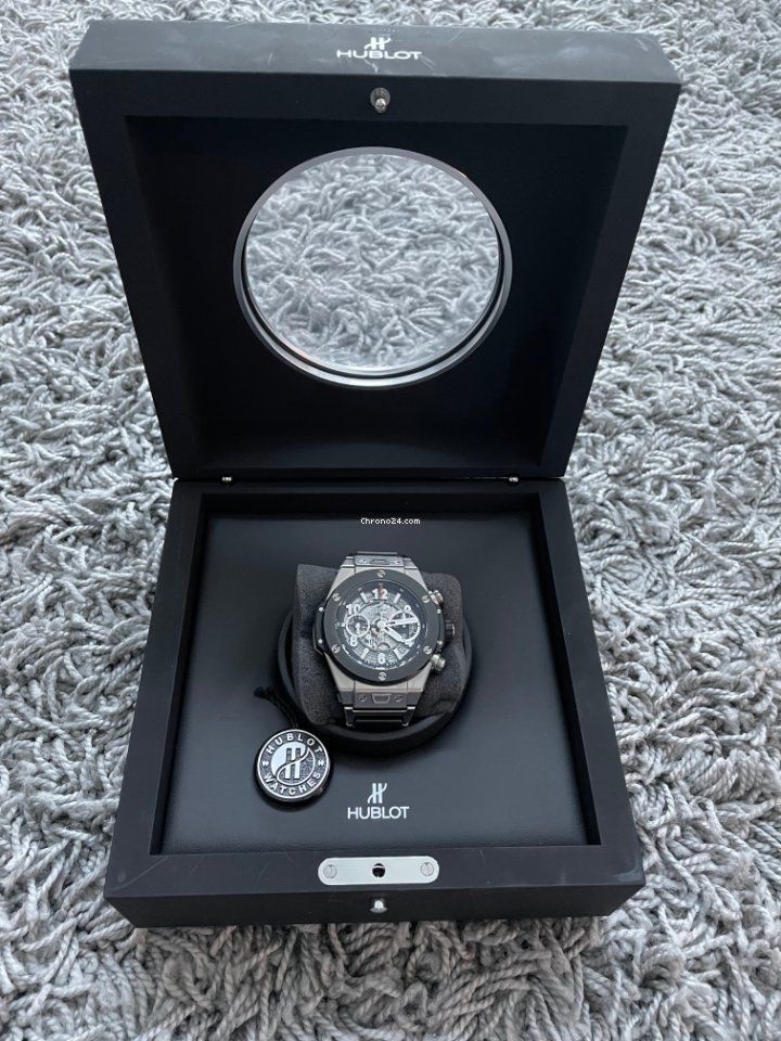 IMG_9081 Hublot Big Bang Unico Mens watch Unisex Automatic Titanium 411.NM.1170.NM Replica 8