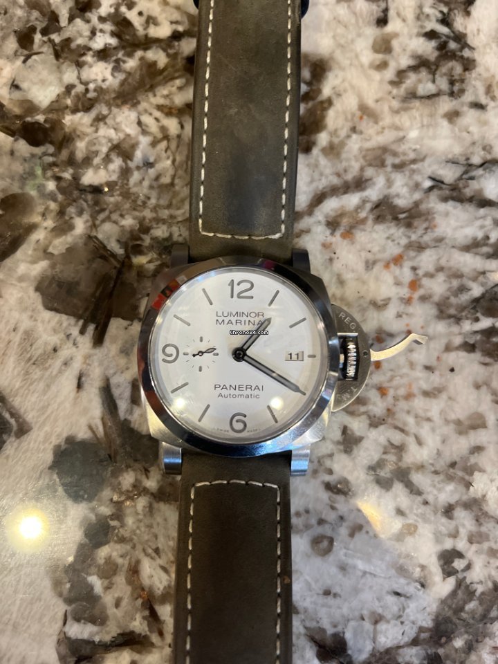 IMG_9081 Panerai Luminor Marina Mens watch Unisex Automatic Steel PAM 01314 Replica 8