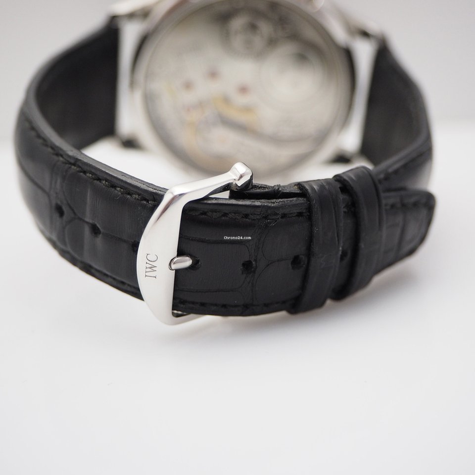 IMG_9081 IWC Portuguese Hand-Wound Manual winding Platinum IW5442-02 Replica 8