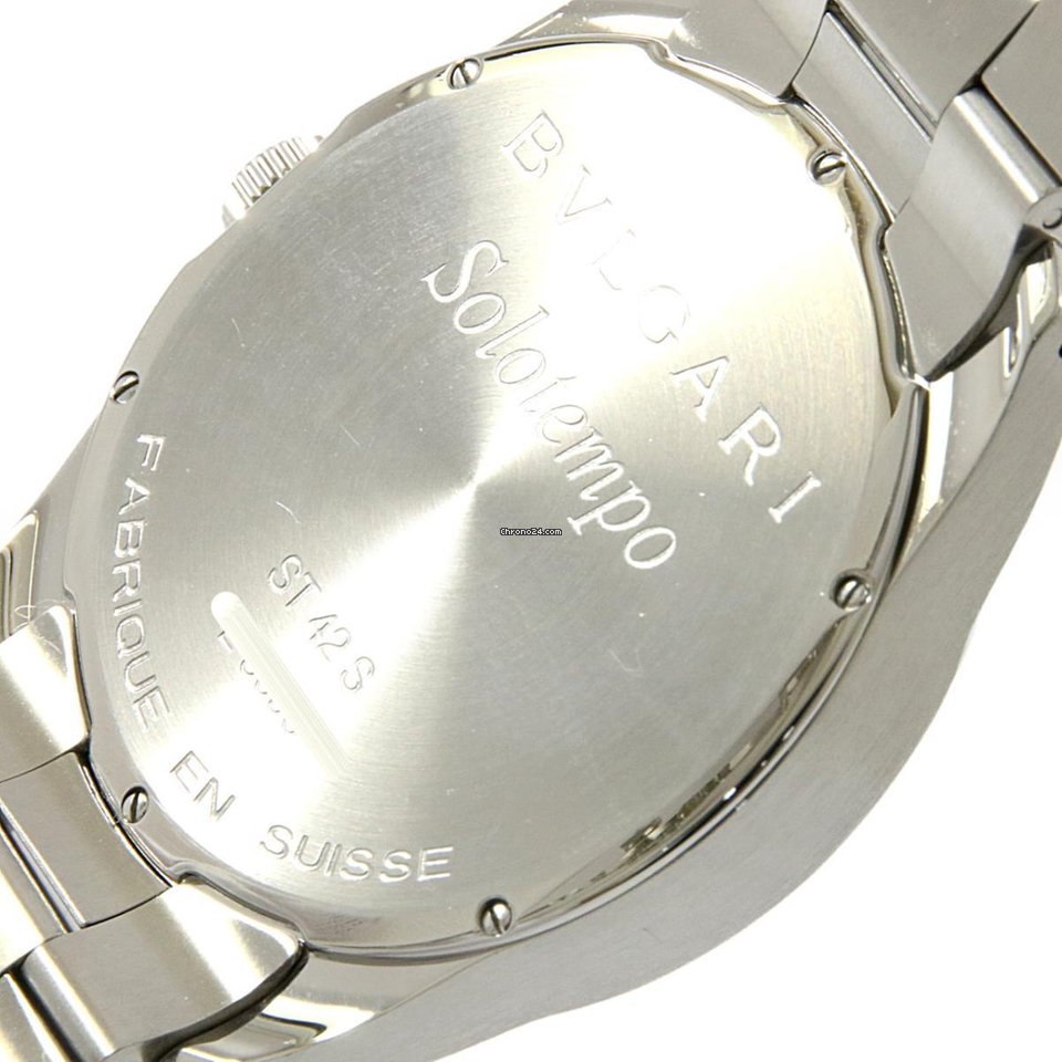 IMG_9081 Bulgari Solotempo Mens watch Unisex Quartz ST42S ST42BSS Replica 8