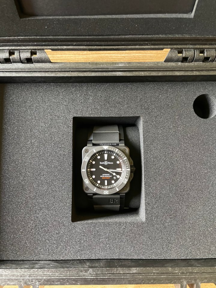 IMG_9081 Bell & Ross BR 03-92 Ceramic Mens watch Unisex Automatic Ceramic BR0392-D-BL-CE SRB Replica 8