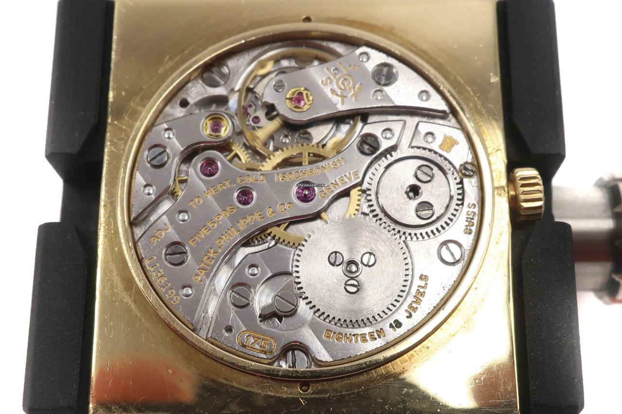 IMG_9081 Patek Philippe Vintage Mens watch Unisex Manual winding Yellow gold 3494 Replica 8