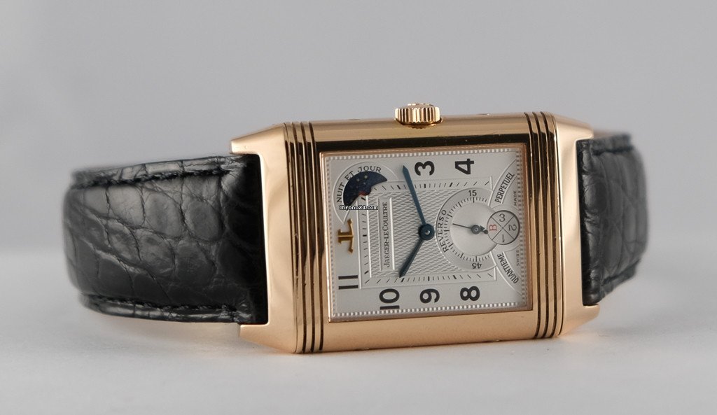 IMG_9081 Jaeger-LeCoultre Reverso Mens watch Unisex Manual winding Rose gold 270 2 55 Replica 8