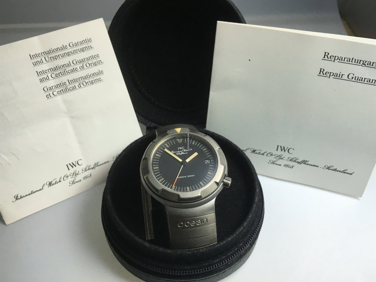 IMG_9081 IWC Porsche Design Mens watch Unisex Automatic Titanium IW3500 Replica 8