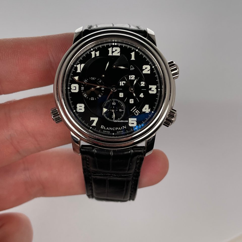 Blancpain Leman Reveil GMT Mens watch Unisex Automatic Steel 2041-1130M-53B Replica 8