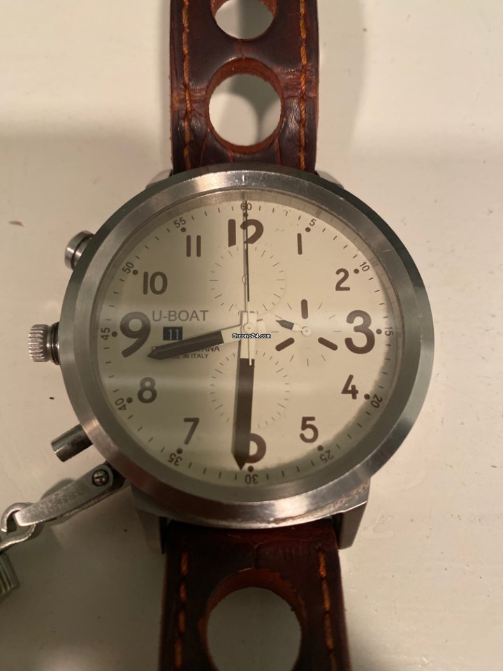 IMG_9081 U-Boat Flightdeck Mens watch Unisex Automatic Steel U-7750 50 Replica 8