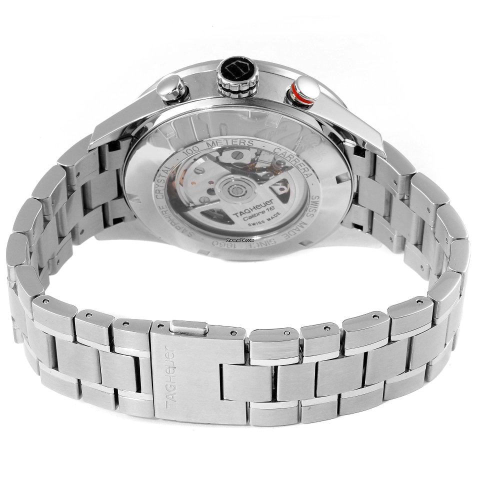 TAG Heuer Carrera Calibre 16 Mens watch Unisex Automatic Steel CV2A12.FC6236 Replica 8