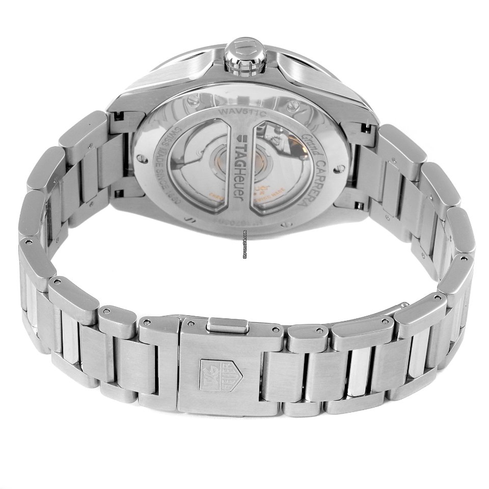 IMG_9081 TAG Heuer Grand Carrera Mens watch Unisex Automatic Steel WAV511C.BA0900 Replica 8