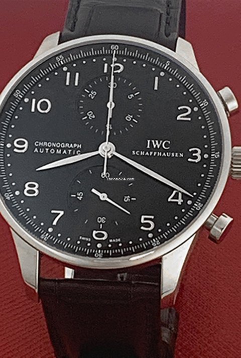 IMG_9081 IWC Portuguese Chronograph Mens watch Unisex Automatic Steel IW3714-47 Replica 8