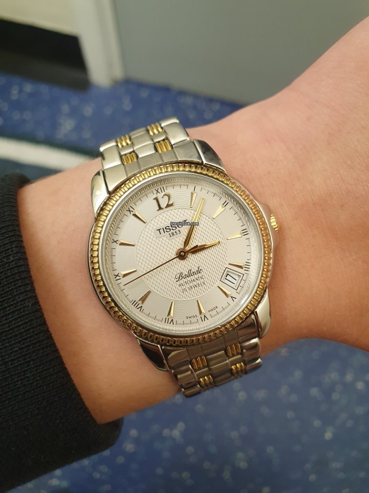IMG_9081 Tissot Ballade Powermatic 80 COSC Mens watch Unisex Automatic Gold Steel C279 379C Replica 8