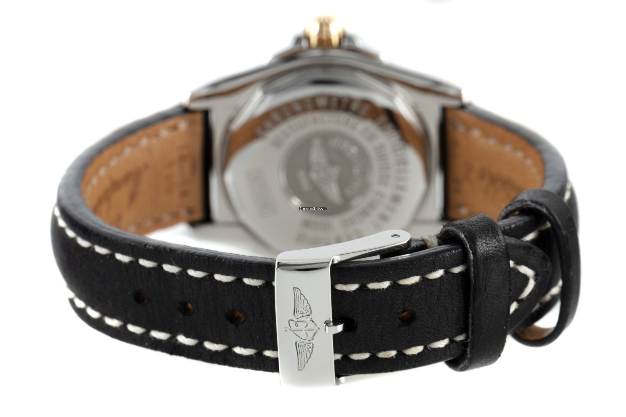 IMG_9081 Breitling Cockpit Lady Womens watch Quartz Gold Steel B71356 Replica 8