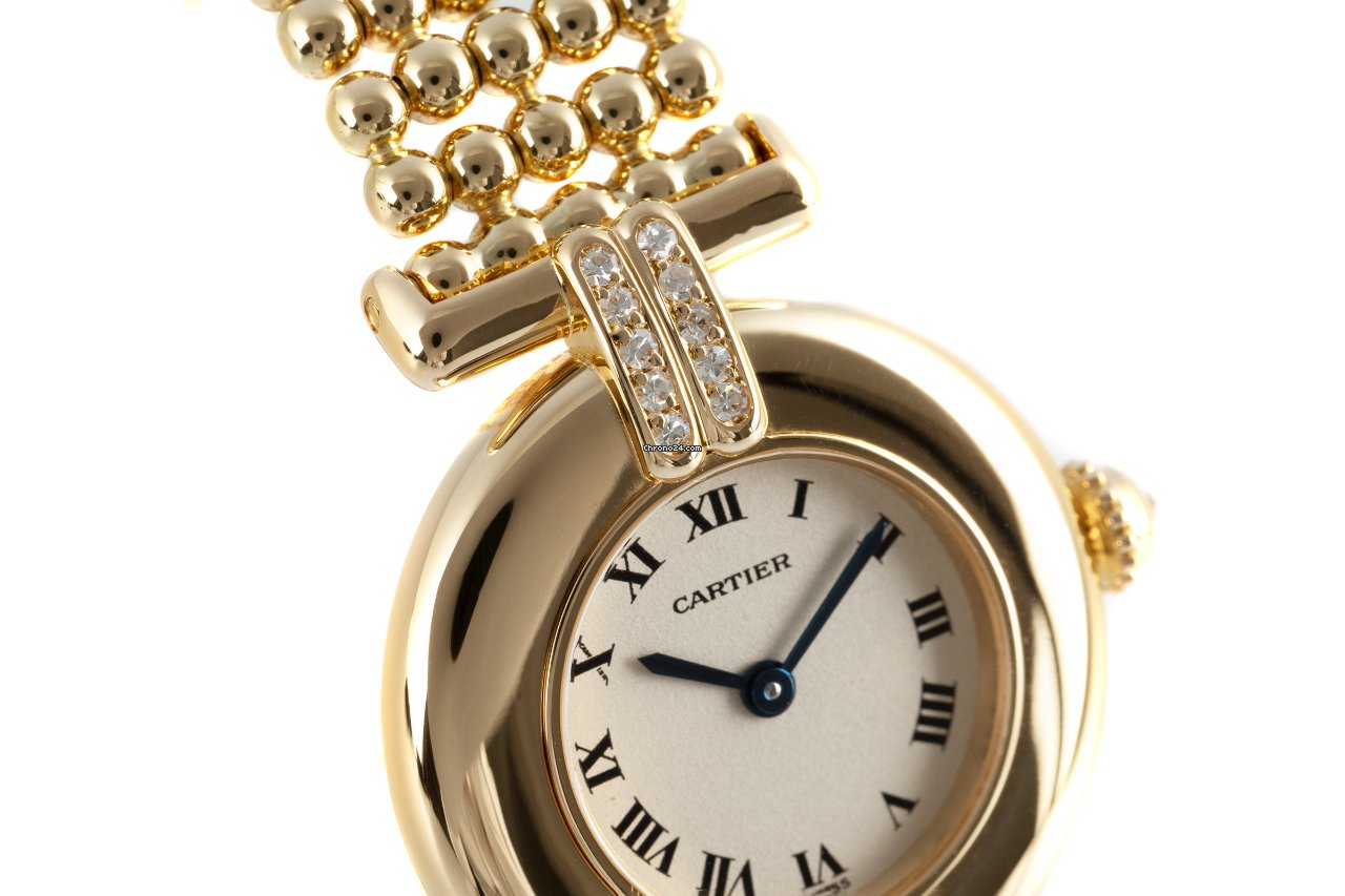 IMG_9081 Cartier Womens watch Quartz Yellow gold 8057911 Replica 8