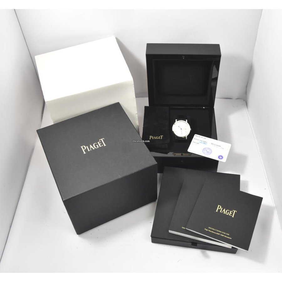 Piaget Mens watch Unisex Manual winding White gold P10522 Replica 8