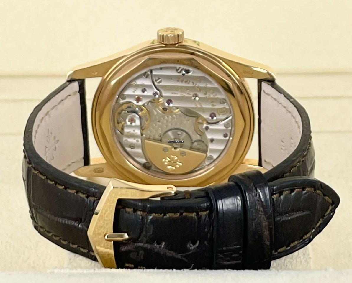 IMG_9081 Patek Philippe Calatrava Mens watch Unisex Automatic Rose gold 6000R-001 Replica 8