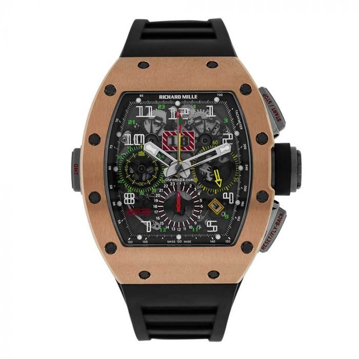 IMG_9081 Richard Mille RM 011 Mens watch Unisex Automatic Rose gold RM 11-02 Replica 8