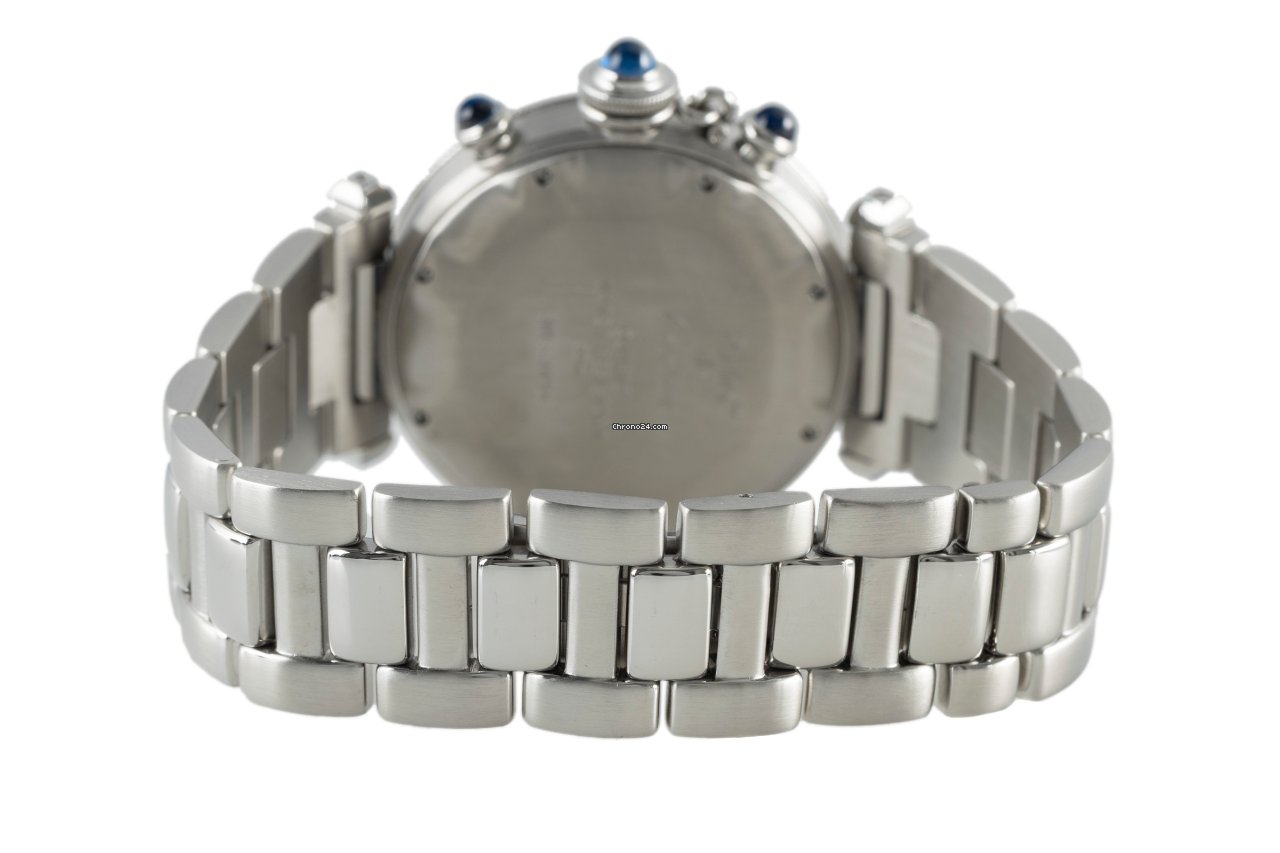 IMG_9081 Cartier Pasha Mens watch Unisex Quartz Steel 4030 Replica 8