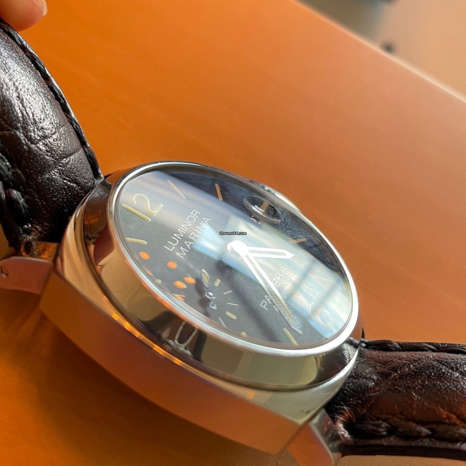 IMG_9081 Panerai Luminor Marina Automatic Mens watch Unisex Automatic Steel PAM 01048 Replica 8