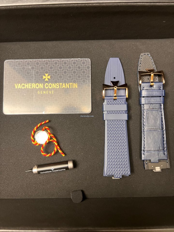 IMG_9081 Vacheron Constantin Overseas Mens watch Unisex Automatic Rose gold 4300V 120R-B064 Replica 8